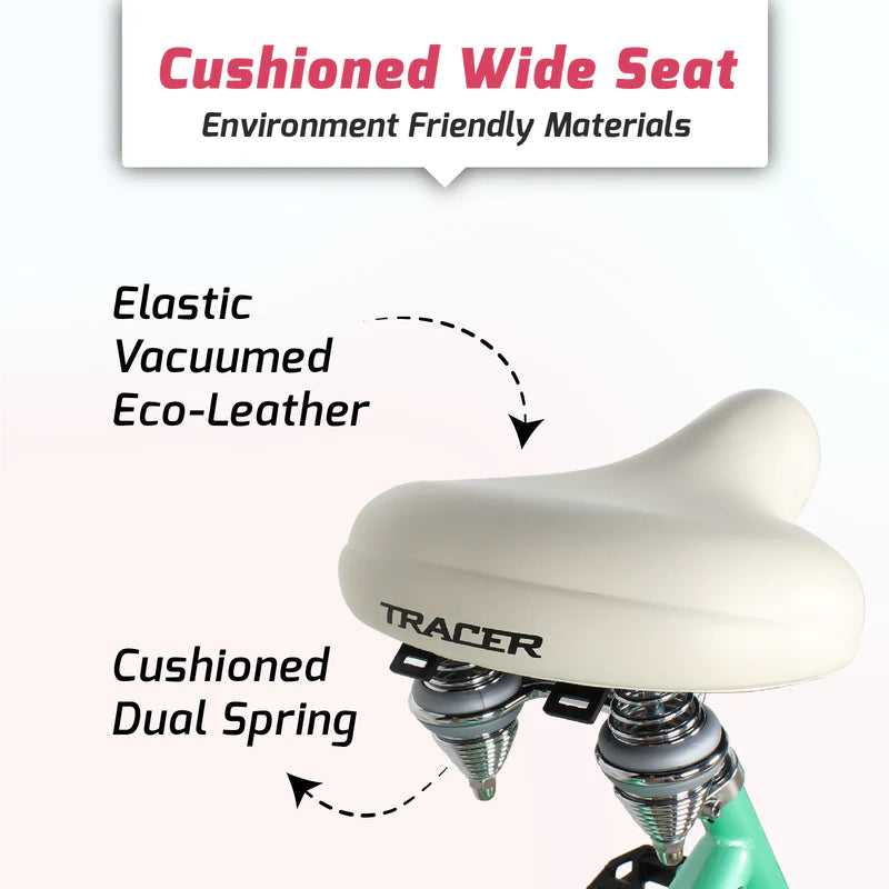 Tracer Bikes | Tracer NOVA 26" Beach Cruiser Bike Single Speed with Moon-Type Handlebar and KT Coaster Brake for Women | Chico USA, Inc.