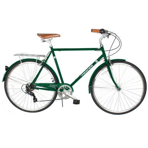 Tracer Bikes | Tracer Osaka 700C 7 Speed Hybrid City Bike with Moon-Type Handlebar for Men | Chico USA, Inc.