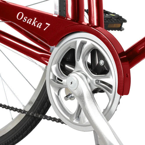 Tracer Bikes | Tracer Osaka 700C 7 Speed Hybrid City Bike with Moon-Type Handlebar for Men | Chico USA, Inc.