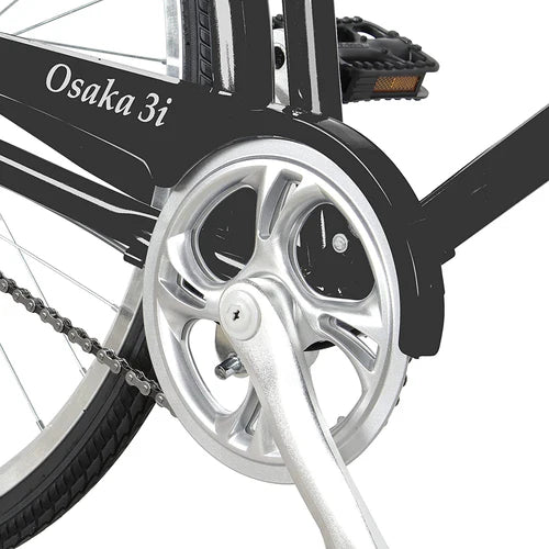 Tracer Bikes | Tracer Osaka 700C Internal 3-Speed Hybrid City Bike for Men with Back Rack | Chico USA, Inc.