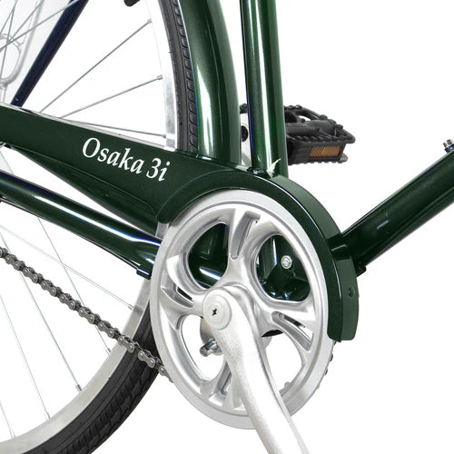 Tracer Bikes | Tracer Osaka 700C Internal 3-Speed Hybrid City Bike for Men with Back Rack | Chico USA, Inc.