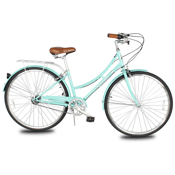 Tracer Bikes | Tracer Osaka 700C Internal 3-Speed Hybrid City Bike for Women with Back Rack | Chico USA, Inc.
