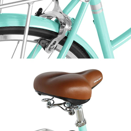 Tracer Bikes | Tracer Osaka 700C Internal 3-Speed Hybrid City Bike for Women with Back Rack | Chico USA, Inc.