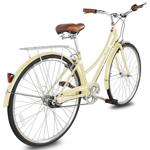 Tracer Bikes | Tracer Osaka 700C Internal 3-Speed Hybrid City Bike for Women with Back Rack | Chico USA, Inc.