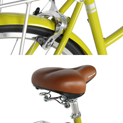Tracer Bikes | Tracer Osaka 700C Internal 3-Speed Hybrid City Bike for Women with Back Rack | Chico USA, Inc.