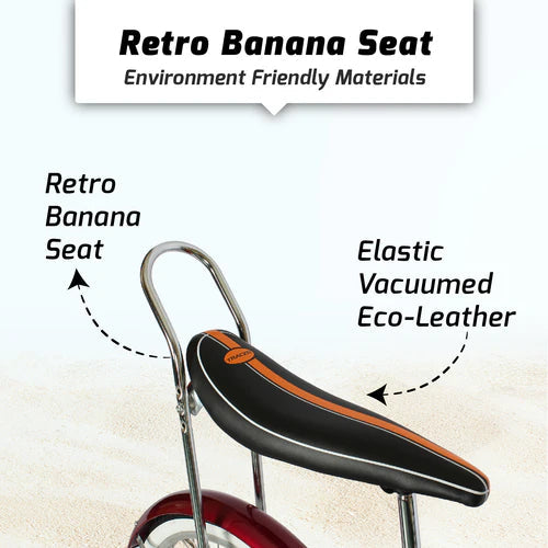 Tracer Bikes | Tracer Smart Classic Beach Cruiser Bike, Single Speed with 140H Rims | Chico USA, Inc.