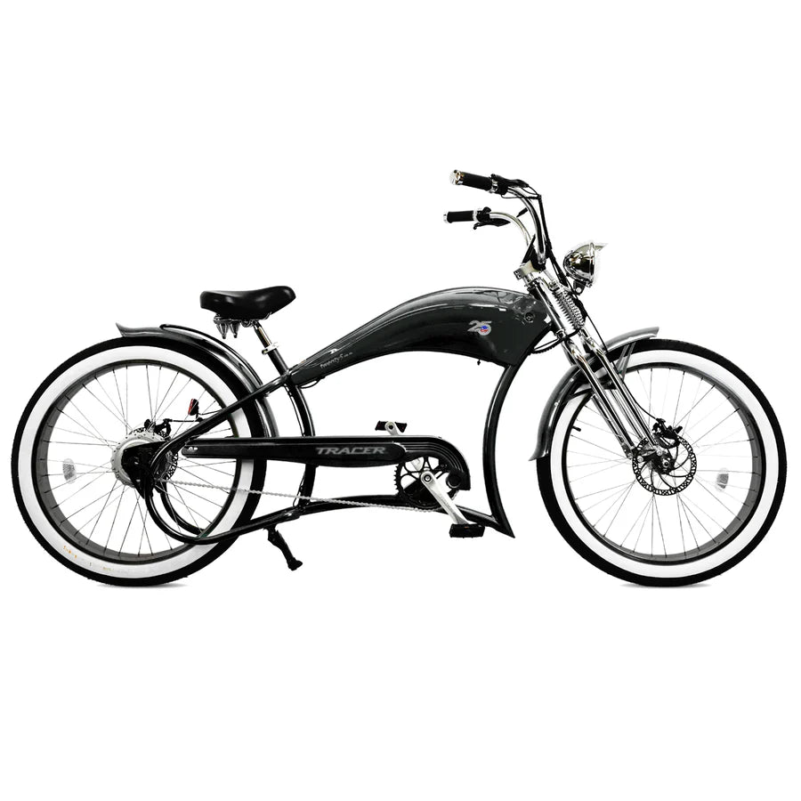 Tracer Bikes | Tracer Twenty5 DS 500W Chopper Cruiser E-Bike | Chico USA, Inc.