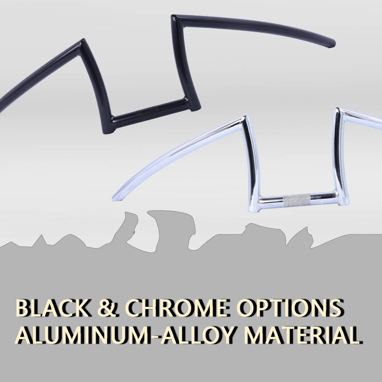 Chico HB-TB-W800-175 W-type Steel Handlebar 800*175*22.2mm*1.6T - Chico USA, Inc.