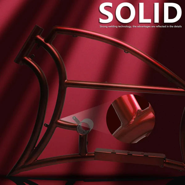 TRACER Signature Pro 26'' Chopper Cruiser Electric Bike Frame, Accepts 26"x 3.0, 4.0 Fat Tires - Chico USA, Inc.