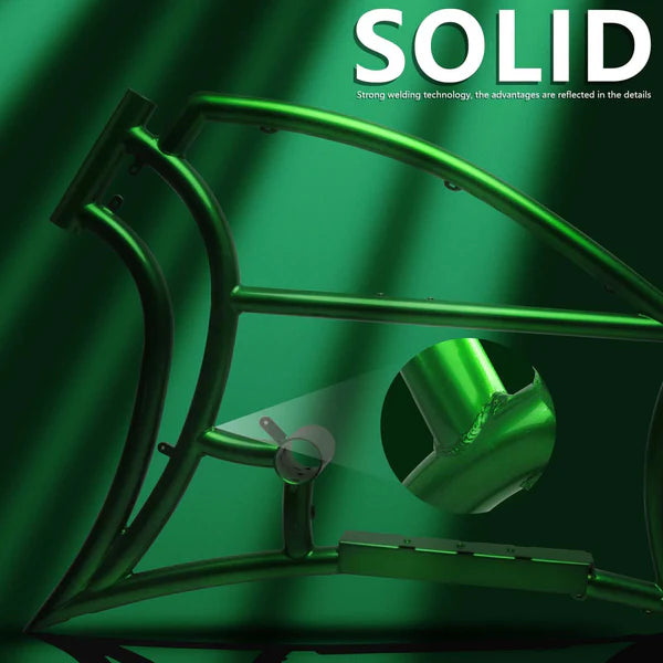 Tracer Bikes | TRACER Signature Pro 26'' Chopper Cruiser Electric Bike Frame, Accepts 26"x 3.0, 4.0 Fat Tires |  Chico USA, Inc.