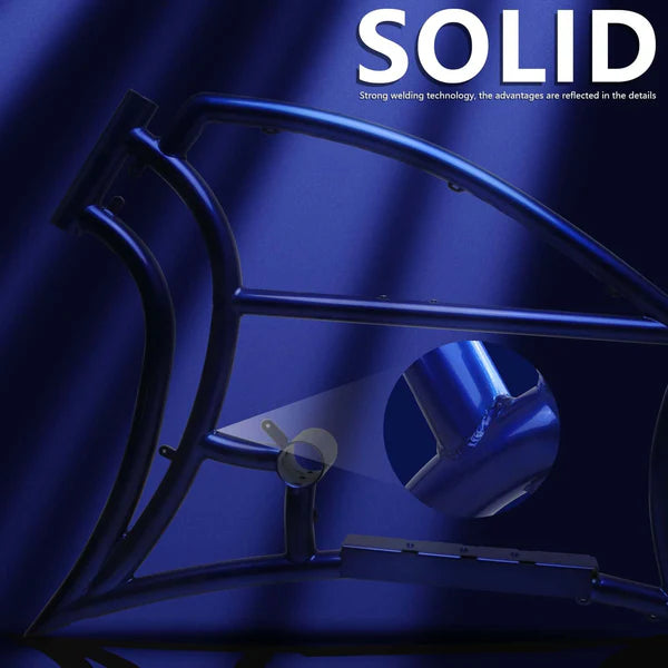 Tracer Bikes | TRACER Signature Pro 26'' Chopper Cruiser Electric Bike Frame, Accepts 26"x 3.0, 4.0 Fat Tires |  Chico USA, Inc.