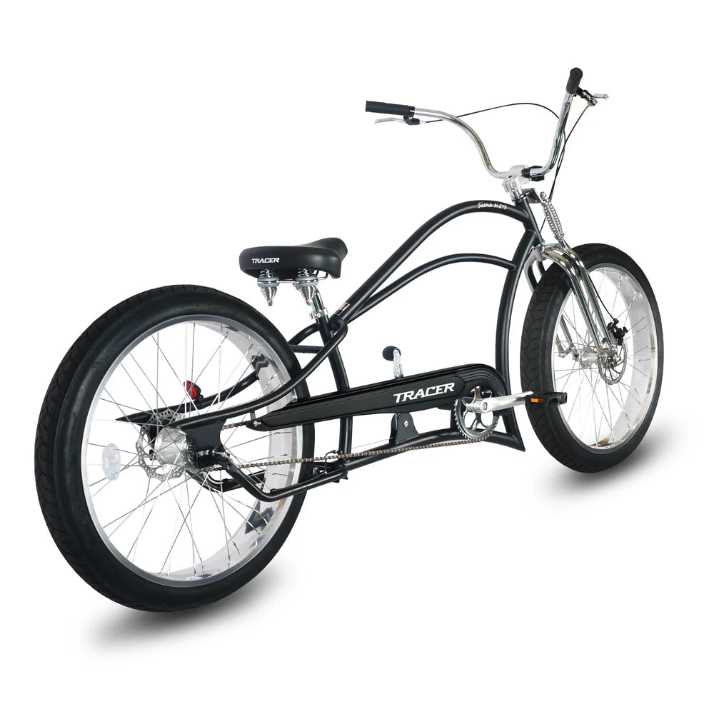 Tracer Bikes | Tracer SIENA GTS 3i Internal 3-Speed Classical Stretch Beach Cruiser Bike with Shifting Rod, Brakes, and Suspension Spring System | Chico USA, Inc.