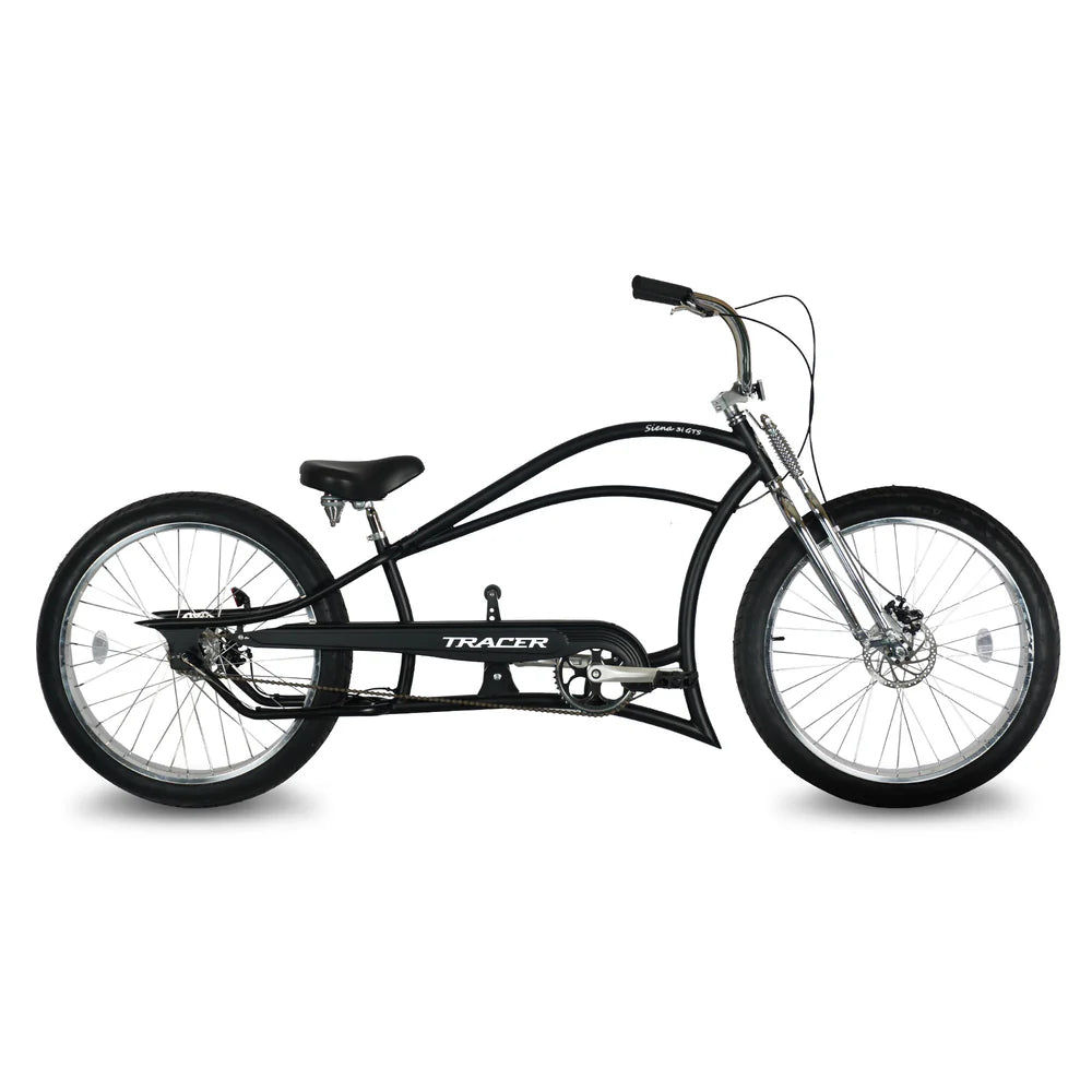 Tracer Bikes | Tracer SIENA GTS 3i Internal 3-Speed Classical Stretch Beach Cruiser Bike with Shifting Rod, Brakes, and Suspension Spring System |  Chico USA, Inc.