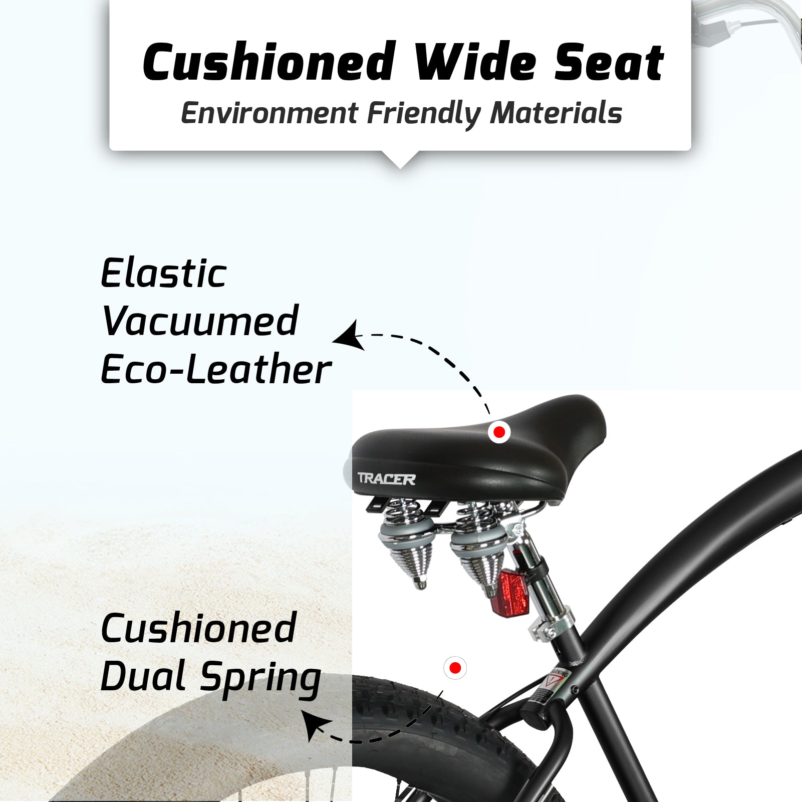 Tracer Avalon GT-7 26 inch 7-Speed Beach Cruiser Bicycle - Chico USA, Inc.