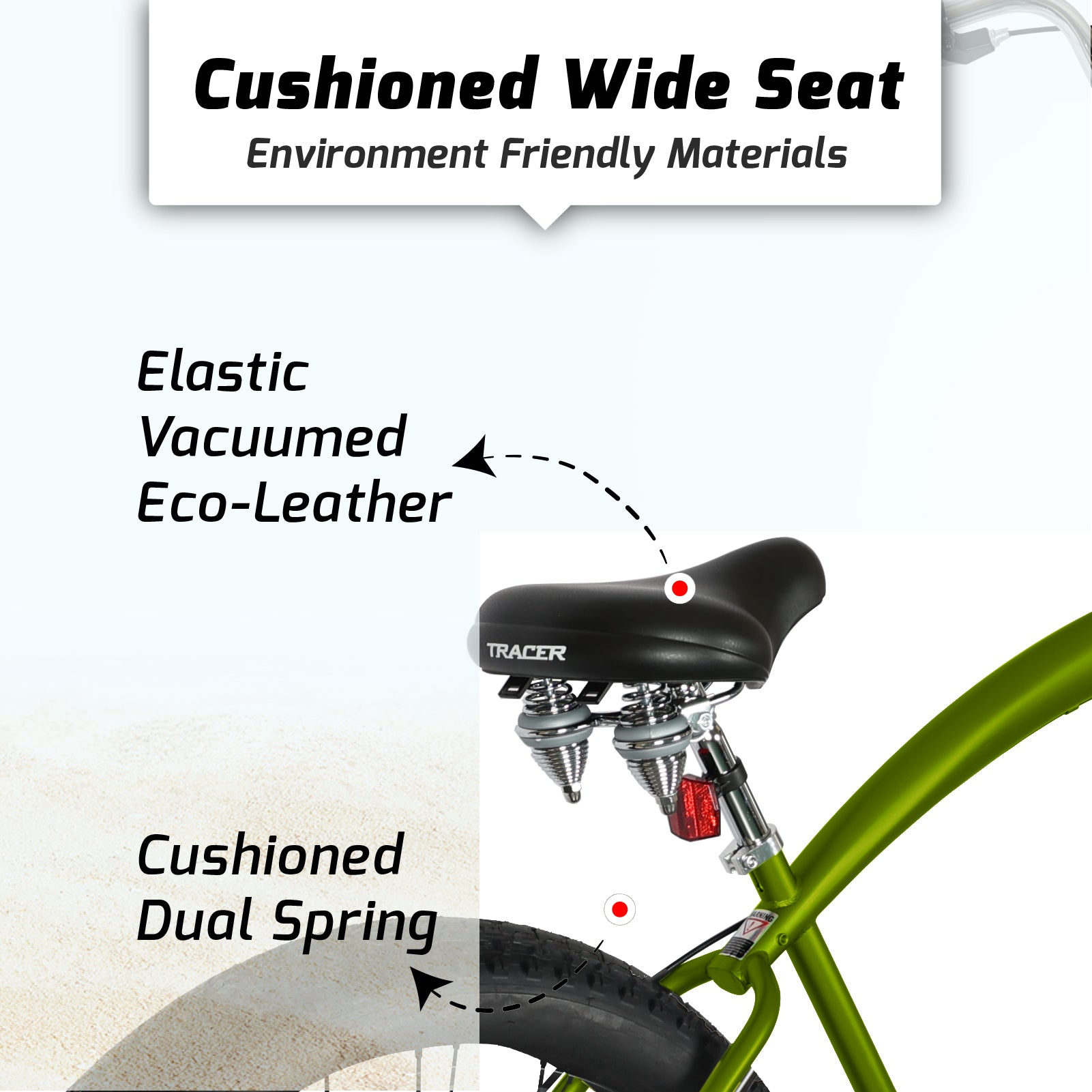 Tracer Avalon GT-7 26 inch 7-Speed Beach Cruiser Bicycle - Chico USA, Inc.