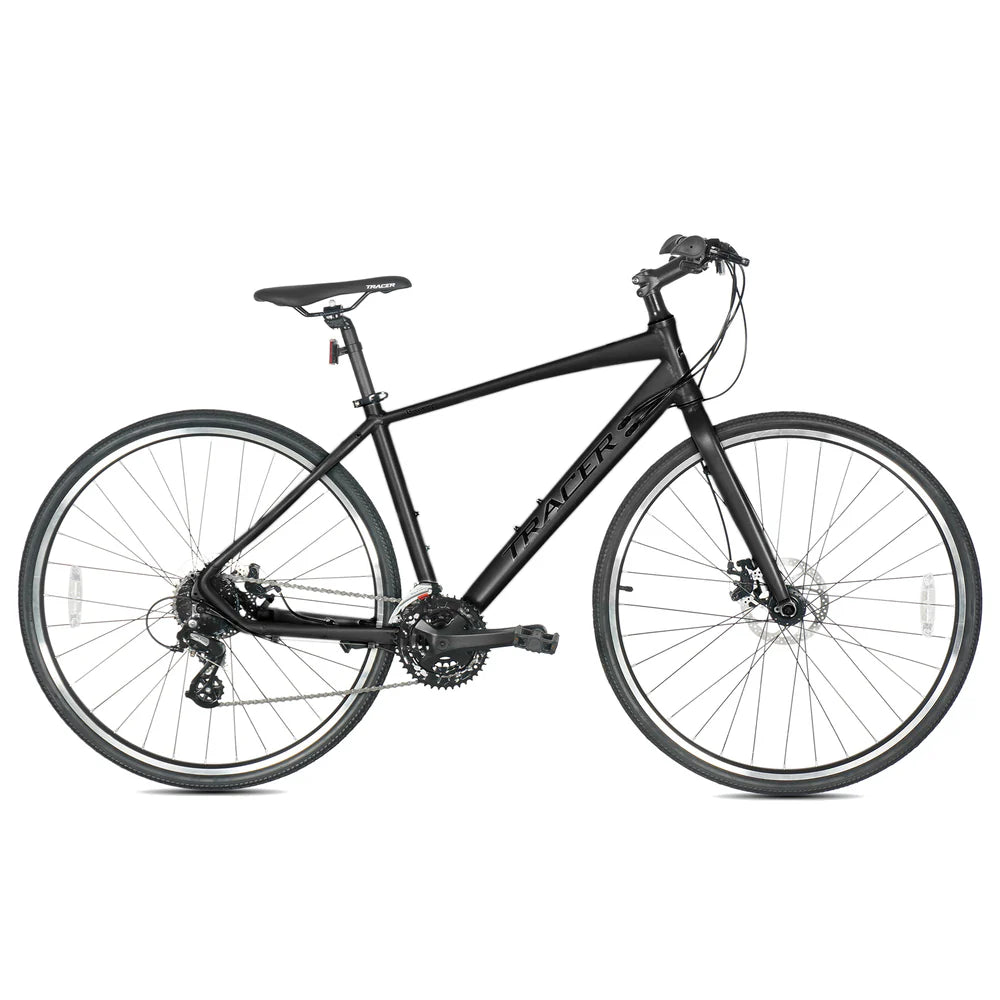 Tracer Bikes | Tracer Bravery 700C Hybrid Bike, Aluminum Frame, Shimano 24-Speed, Disc Brakes, Multiple Colors | Chico USA, Inc.