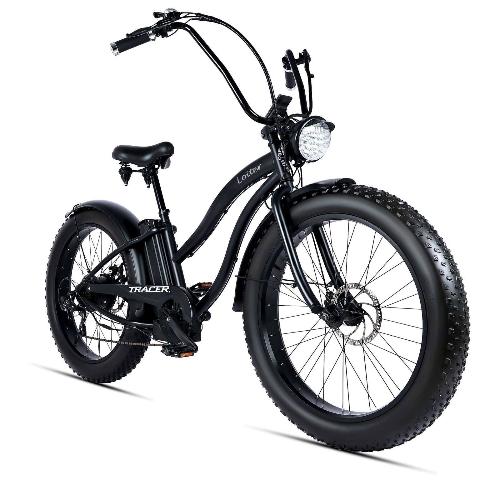 Tracer Loiter 26" 800W Electric Cruiser Bike
