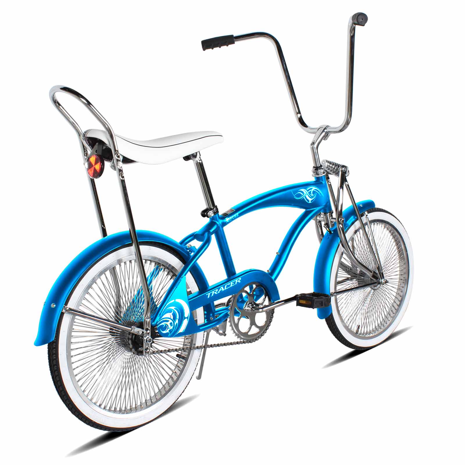 Tracer Hyena Classic Beach Lowrider Bike with 20" Wheels and Banana Seat, Single Speed