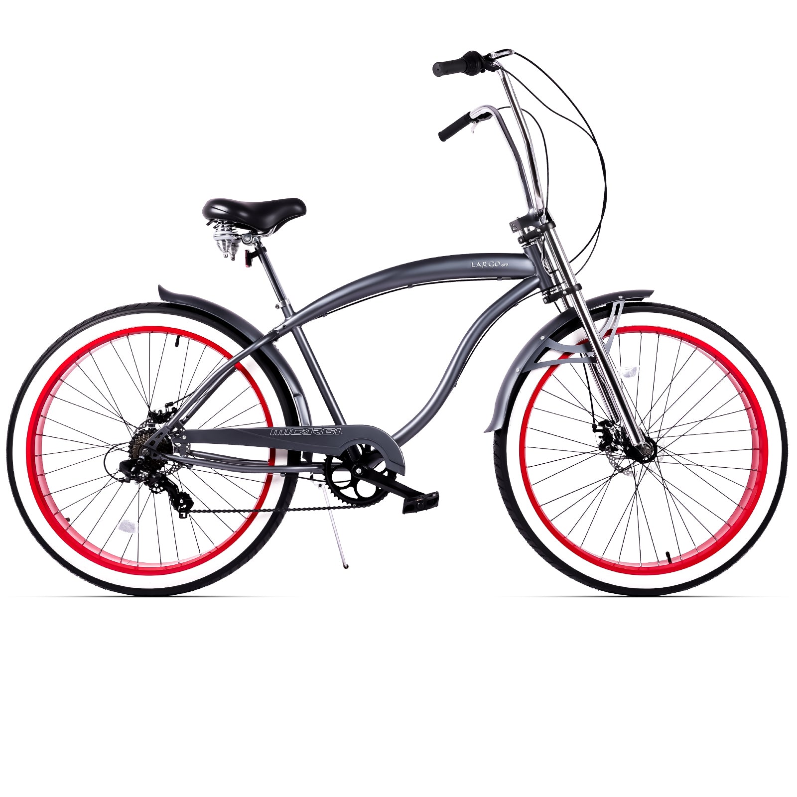 Micargi Largo GT7 29"  7-Speed Beach Cruiser Bike - Chico USA, Inc.