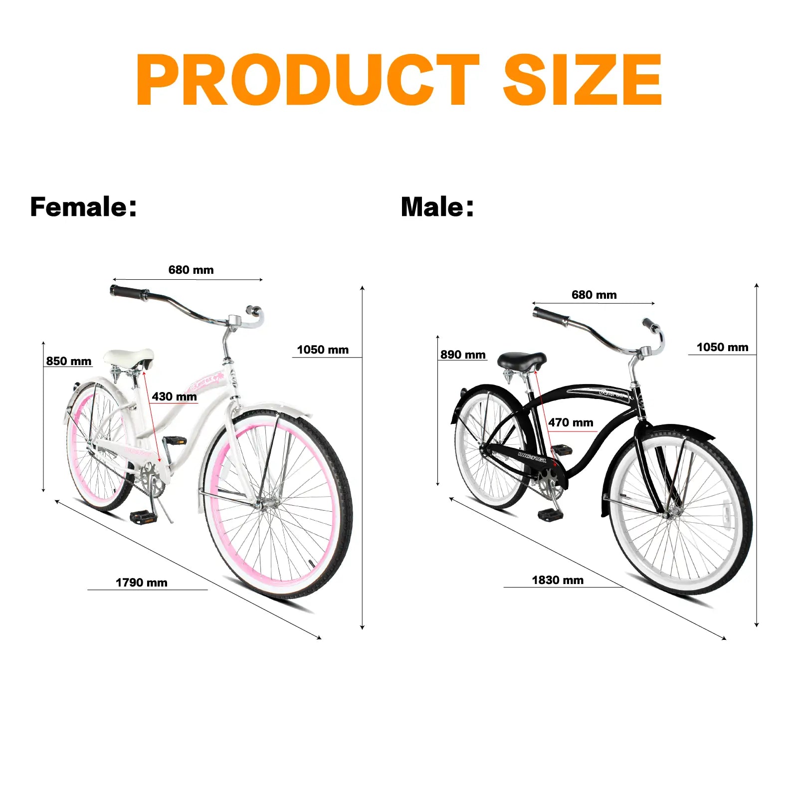 Micargi Rover GX Single-Speed Cruiser Bike - Chico USA, Inc.