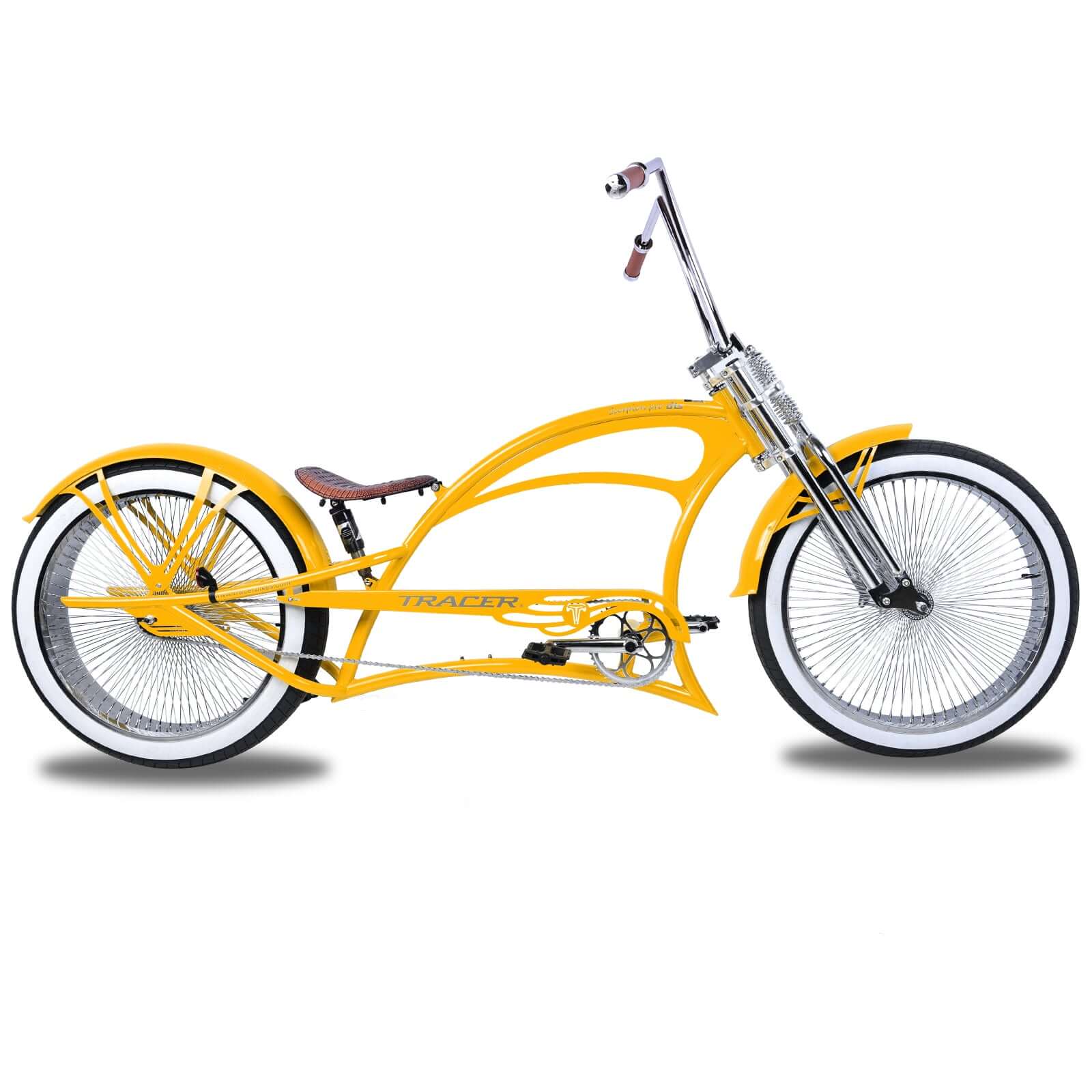 Tracer Scorpion Pro DTS 26" Chopper-Style Stretch Cruiser Bike - Chico USA, Inc.