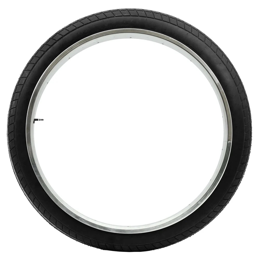 Tracer Bikes | 26" Innova Fat Tire with White Wall and Black Design, 3.0" Width | Chico USA, Inc.