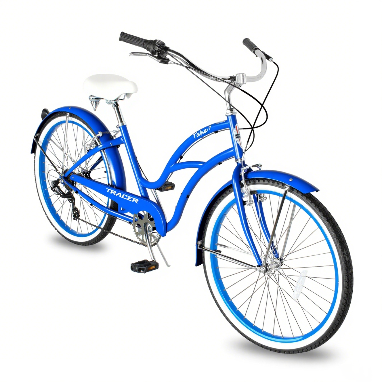 Tracer TAHA 26" Women's Beach Cruiser Bike with Shimano 7-Speed and Alloy Rims - Chico USA, Inc.