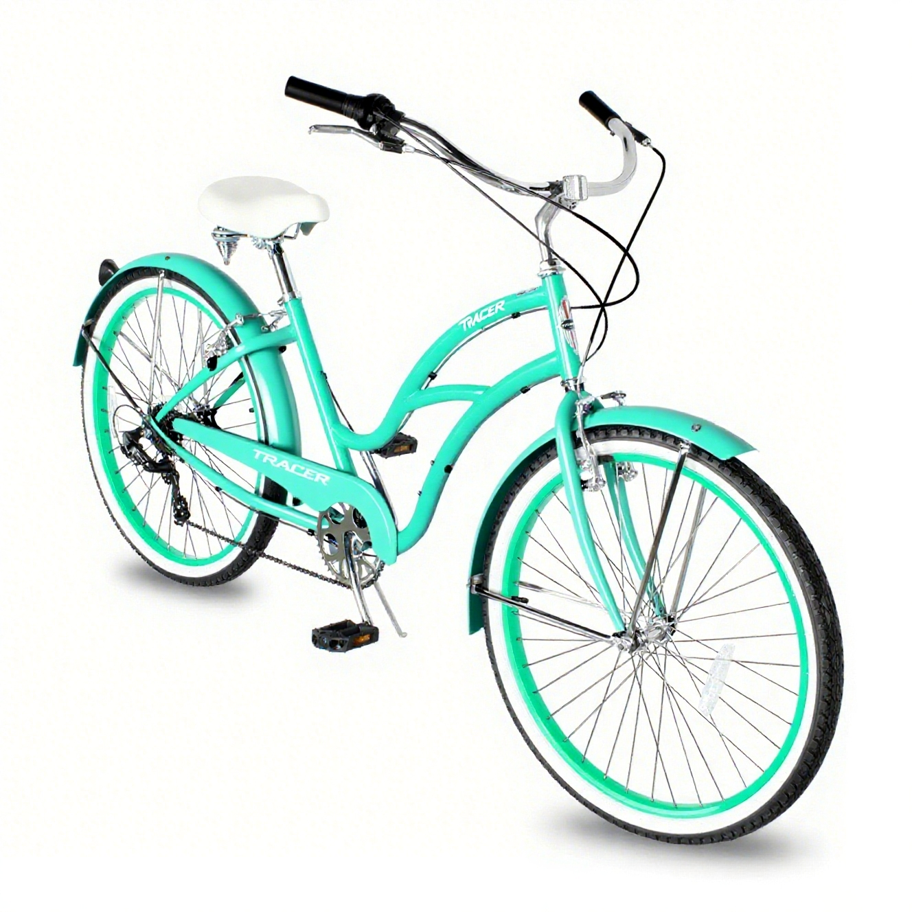 Tracer TAHA 26" Women's Beach Cruiser Bike with Shimano 7-Speed and Alloy Rims - Chico USA, Inc.