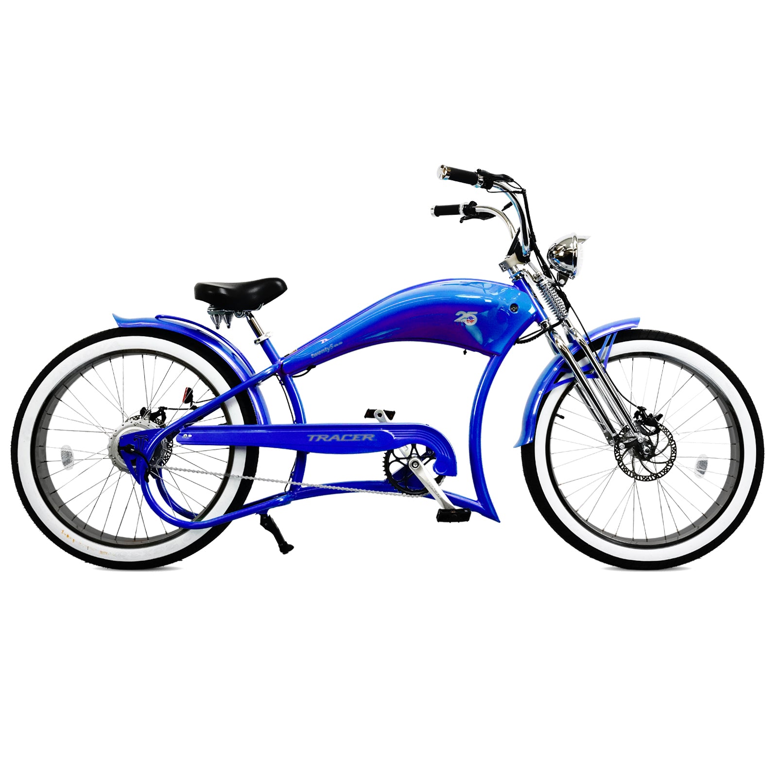 Tracer Twenty5 DS 500W Chopper Cruiser E-Bike - Chico USA, Inc.