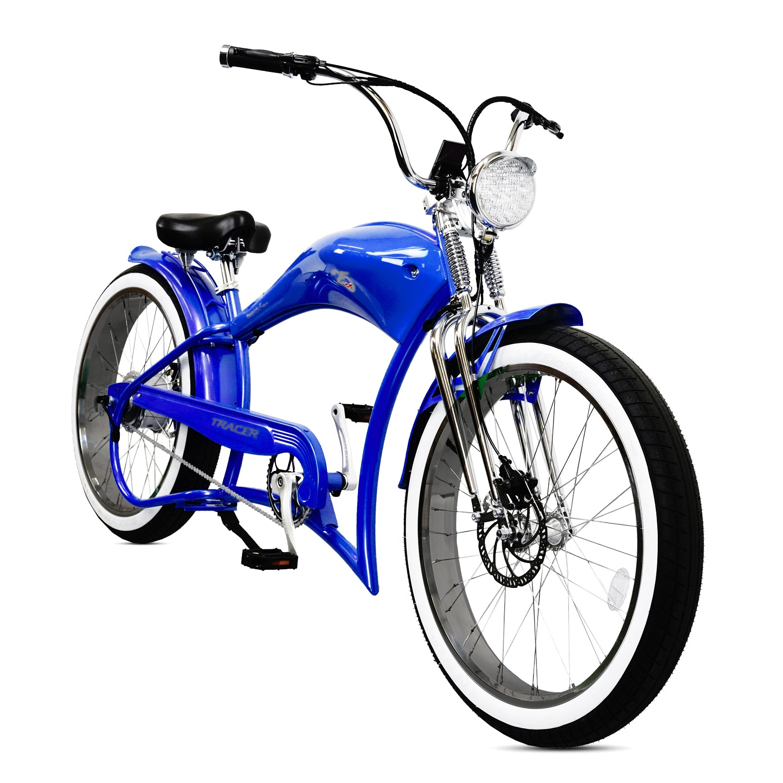 Tracer Twenty5 DS 500W Chopper Cruiser E-Bike - Chico USA, Inc.