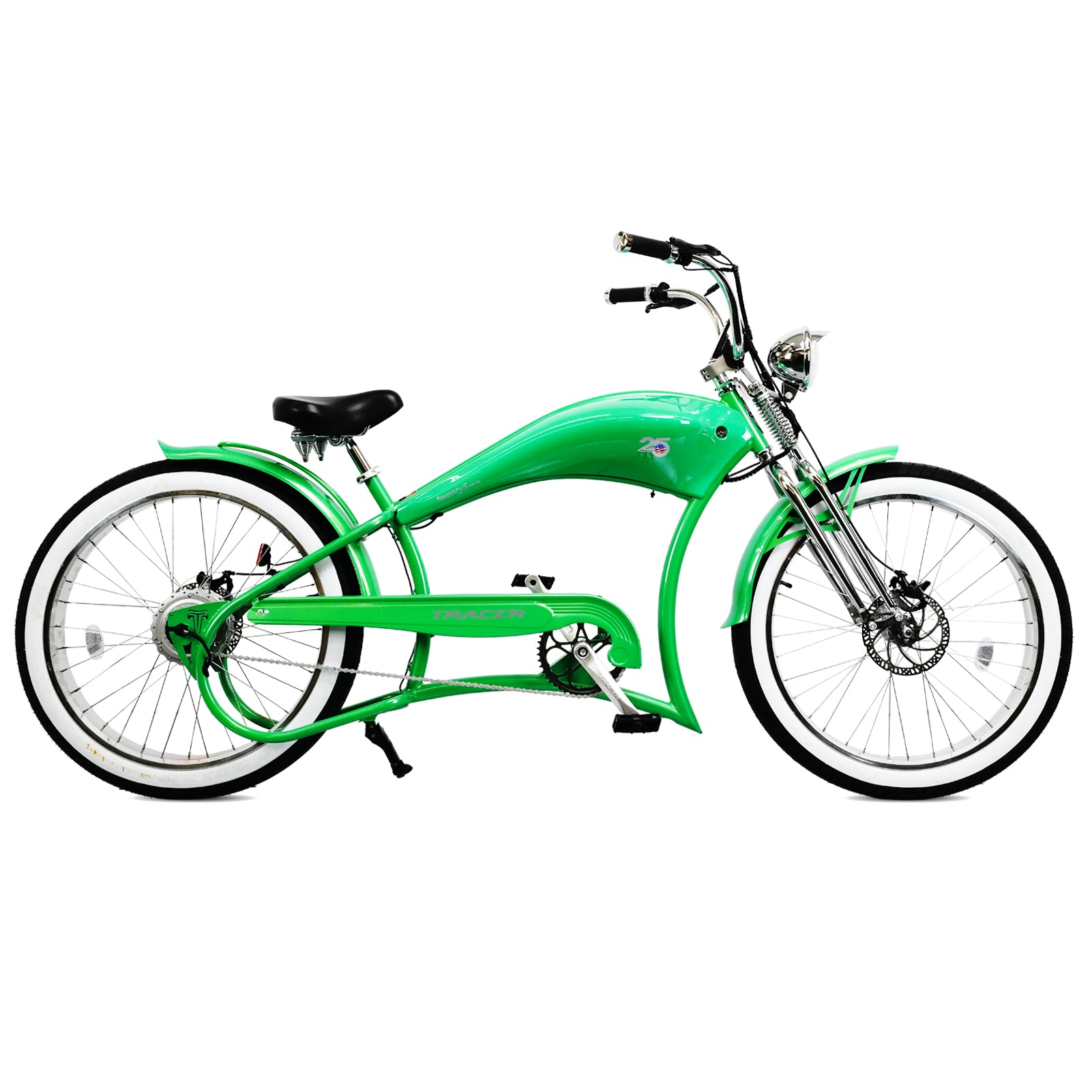 Tracer Twenty5 DS 500W Chopper Cruiser E-Bike - Chico USA, Inc.