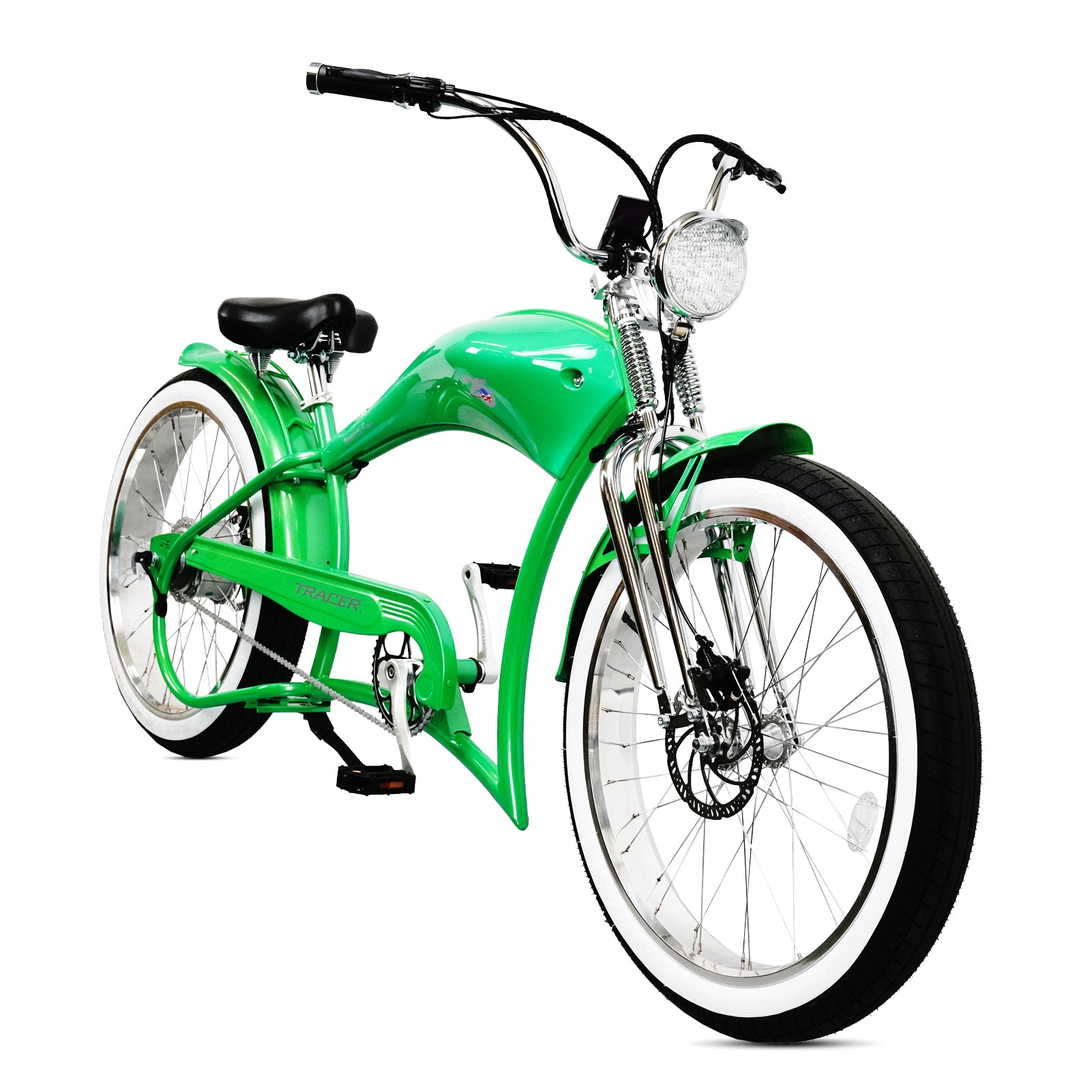 Tracer Twenty5 DS 500W Chopper Cruiser E-Bike - Chico USA, Inc.