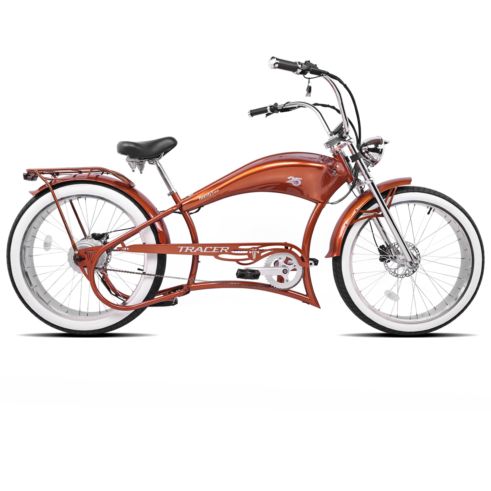 Tracer Twenty5 800W Chopper Styel Ebike