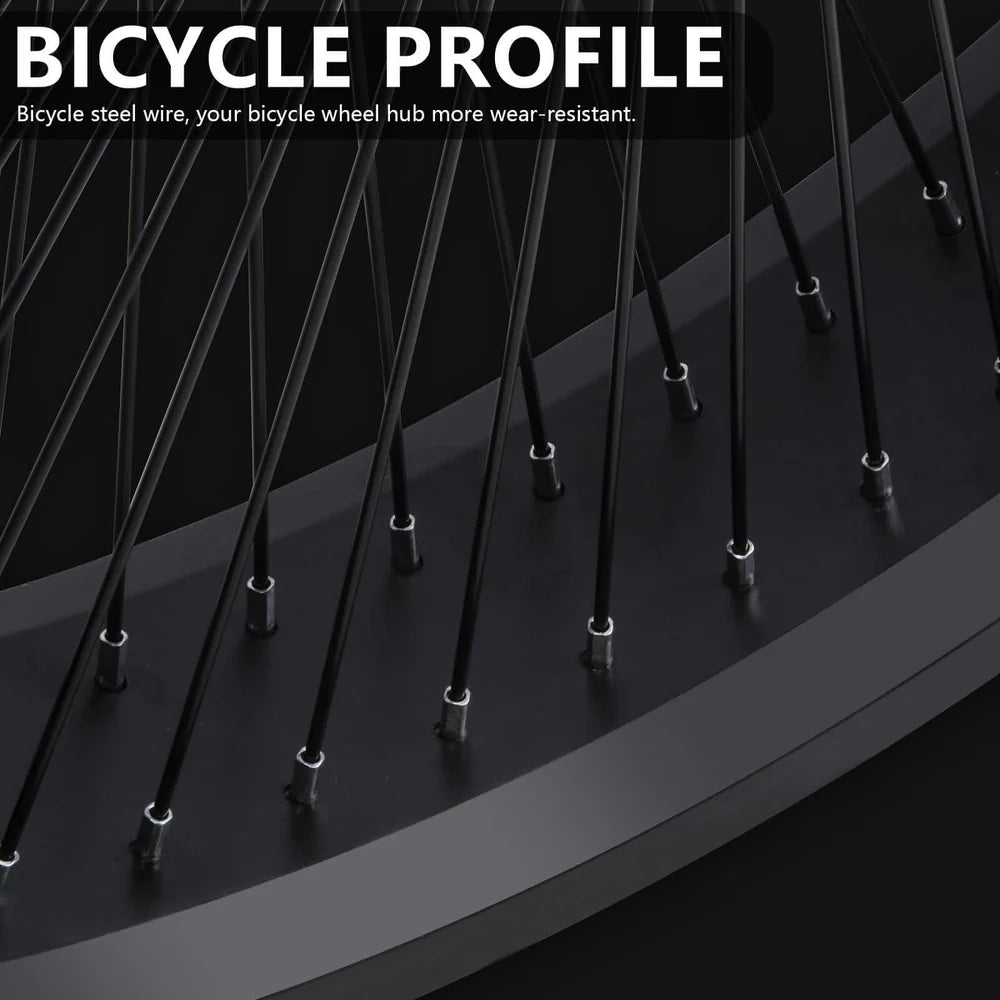 Tracer Bikes | Tracer WH-TR7526140D7 26" Fat Tire Wheelset, 7-Speed, Disc Brake, Black and Polish | Chico USA, Inc.
