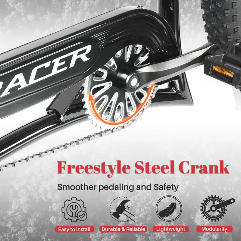 Tracer Bikes | Tracer Harman GT 26" Chopper Cruiser Bike – 26" Fat Tire Stretch Frame, Single Speed, Hi-Ten Steel, Black Matte & Black | Chico USA, Inc.