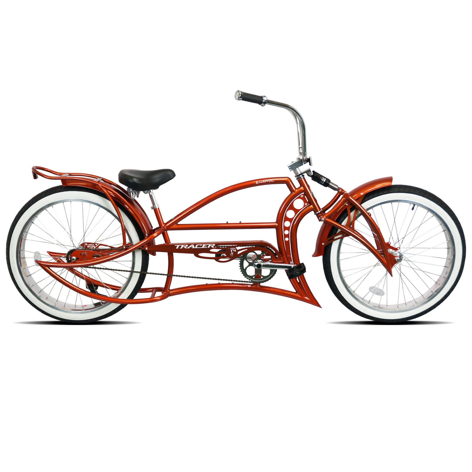 Kraken Pro 26" Stretch Chopper Cruiser Bike Single Speed - Chico USA, Inc.