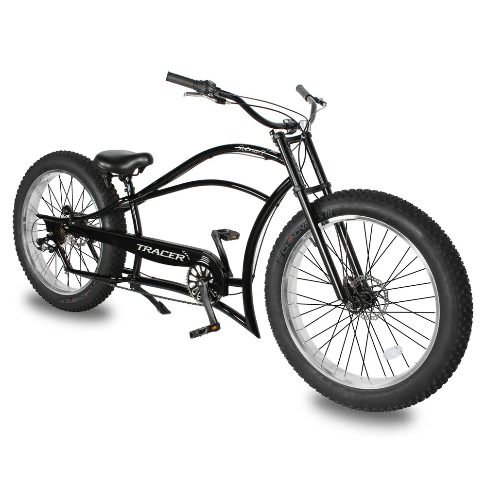 Tracer Bikes | Tracer Siena 26" Chopper Stretch Cruiser Bike, 1-Speed/7-Speed, Various Colors | Chico USA, Inc.