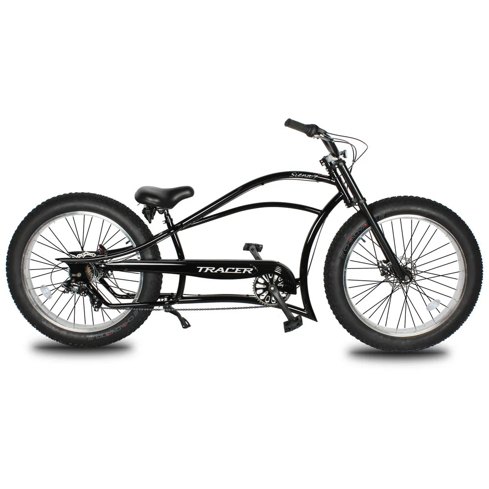 Tracer Bikes | Tracer Siena 26" Chopper Stretch Cruiser Bike, 1-Speed/7-Speed, Various Colors |  Chico USA, Inc.