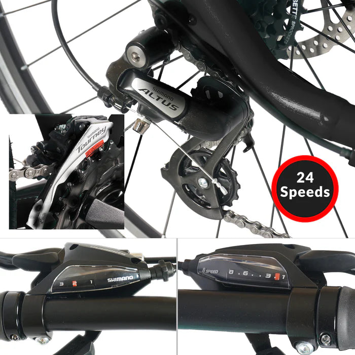 Tracer Bikes | Tracer Bravery DX 700C Hybrid Bike, Aluminum Frame, Shimano 24-Speed, Disc Brakes, Multiple Colors | Chico USA, Inc.