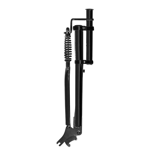 Tracer Bikes | Tracer FK-GT26263145D 26" Classical Triple Tree Dual Springer Fork for Disc Brake, 1" Steerer, Chrome/Black |  Chico USA, Inc.