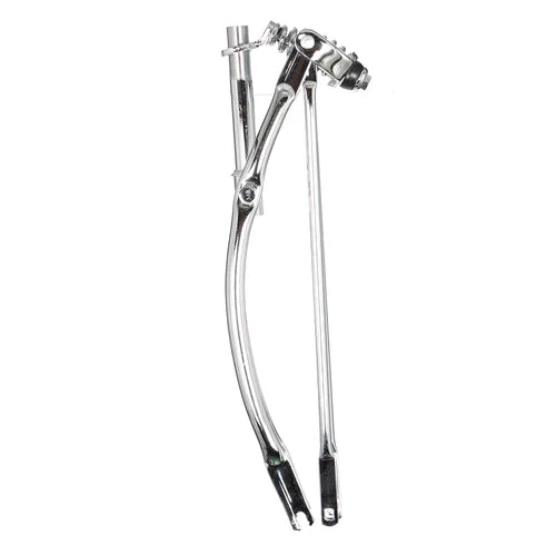 Tracer Bikes | Tracer FK-SP26161102 26" Lowrider Classic Spring Fork, Chrome/Black, 25.4mm Steerer, Regular Bend |  Chico USA, Inc.
