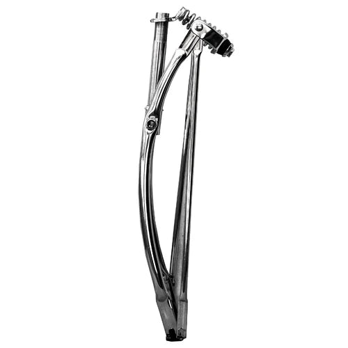 Tracer Bikes | Tracer FK-SP26161102 26" Lowrider Classic Spring Fork, Chrome/Black, 25.4mm Steerer, Regular Bend |  Chico USA, Inc.