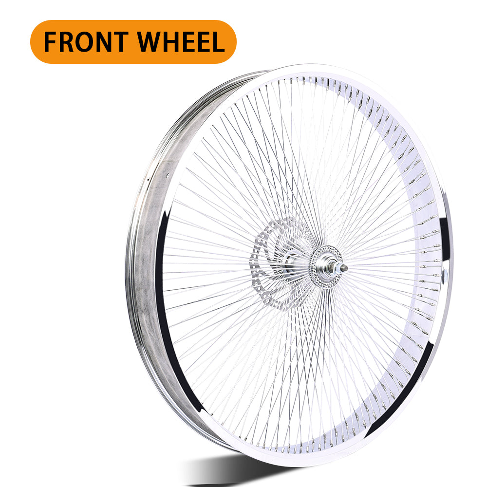 Chico WH-TH9529140C-CP Mirror Electroplating 29" Bike Fat Rims Wheel Set - Chico USA, Inc.