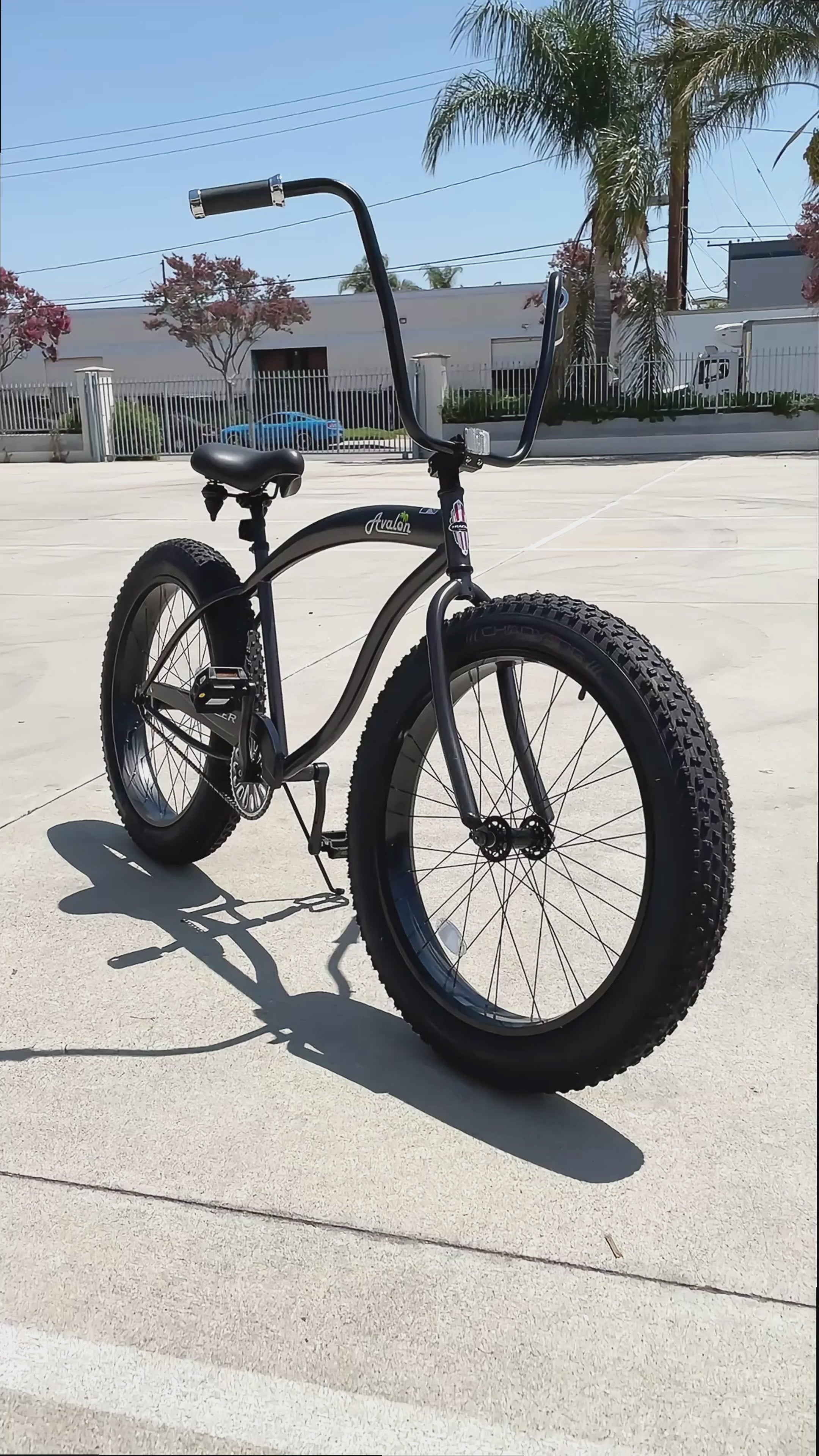 Tracer Avalon 26" Single Speed Chopper Cruiser with Fat Tires