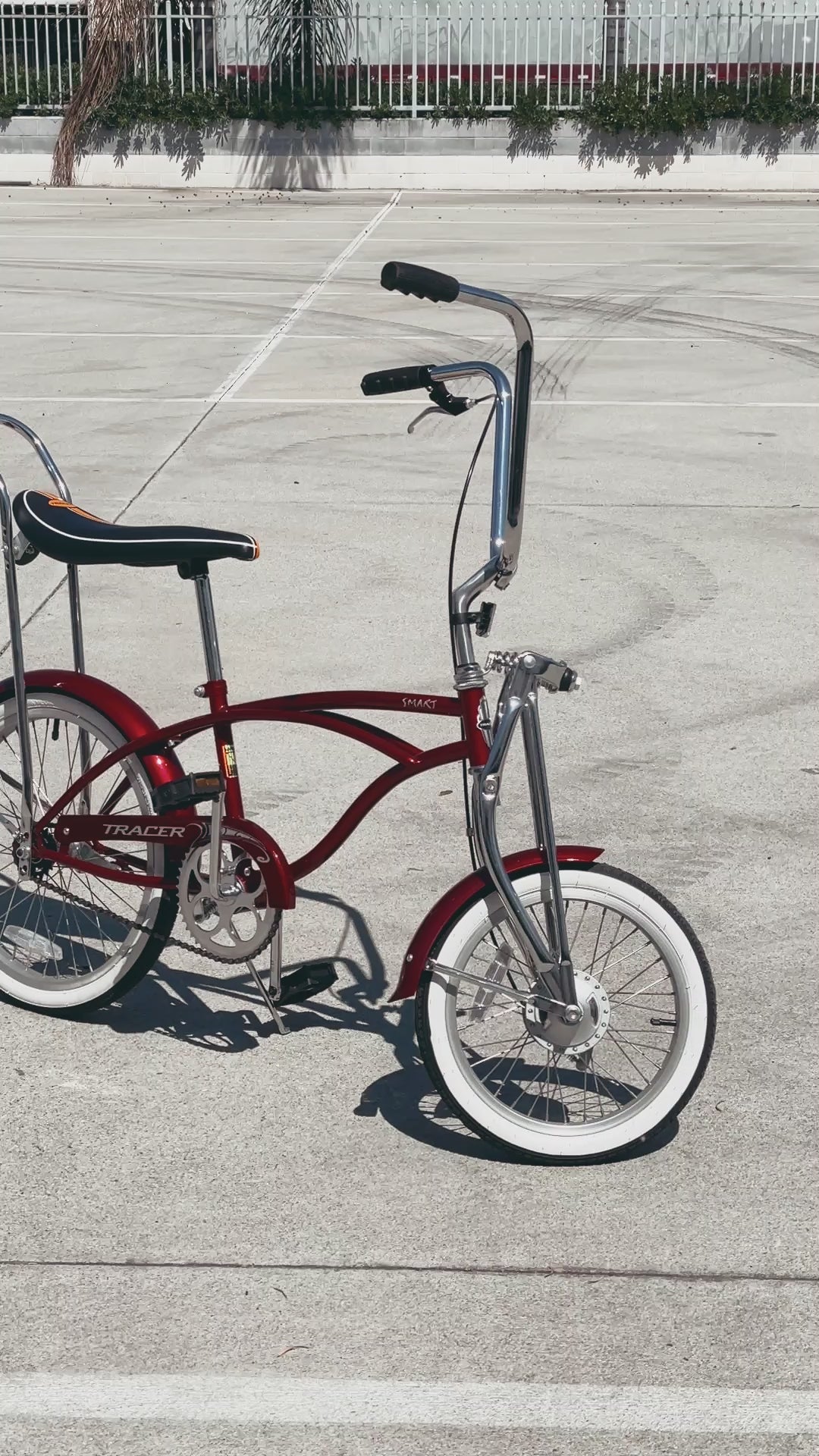 Tracer Smart Classic Beach Cruiser Bike, Single Speed with 140H Rims