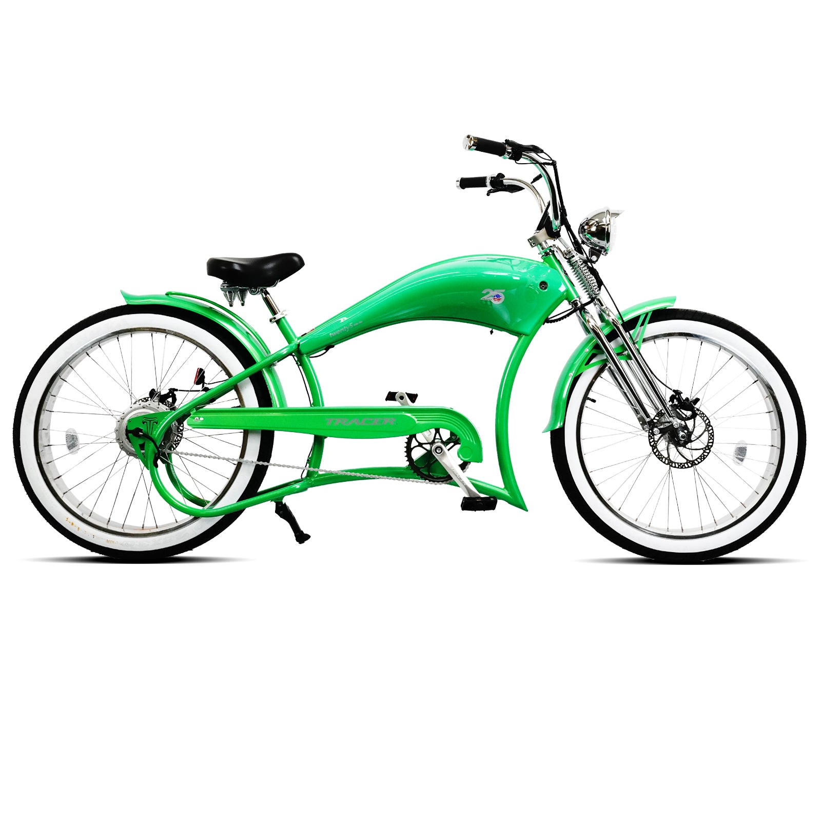 Tracer Twenty5 DS 500W Chopper Cruiser E-Bike - Chico USA, Inc.