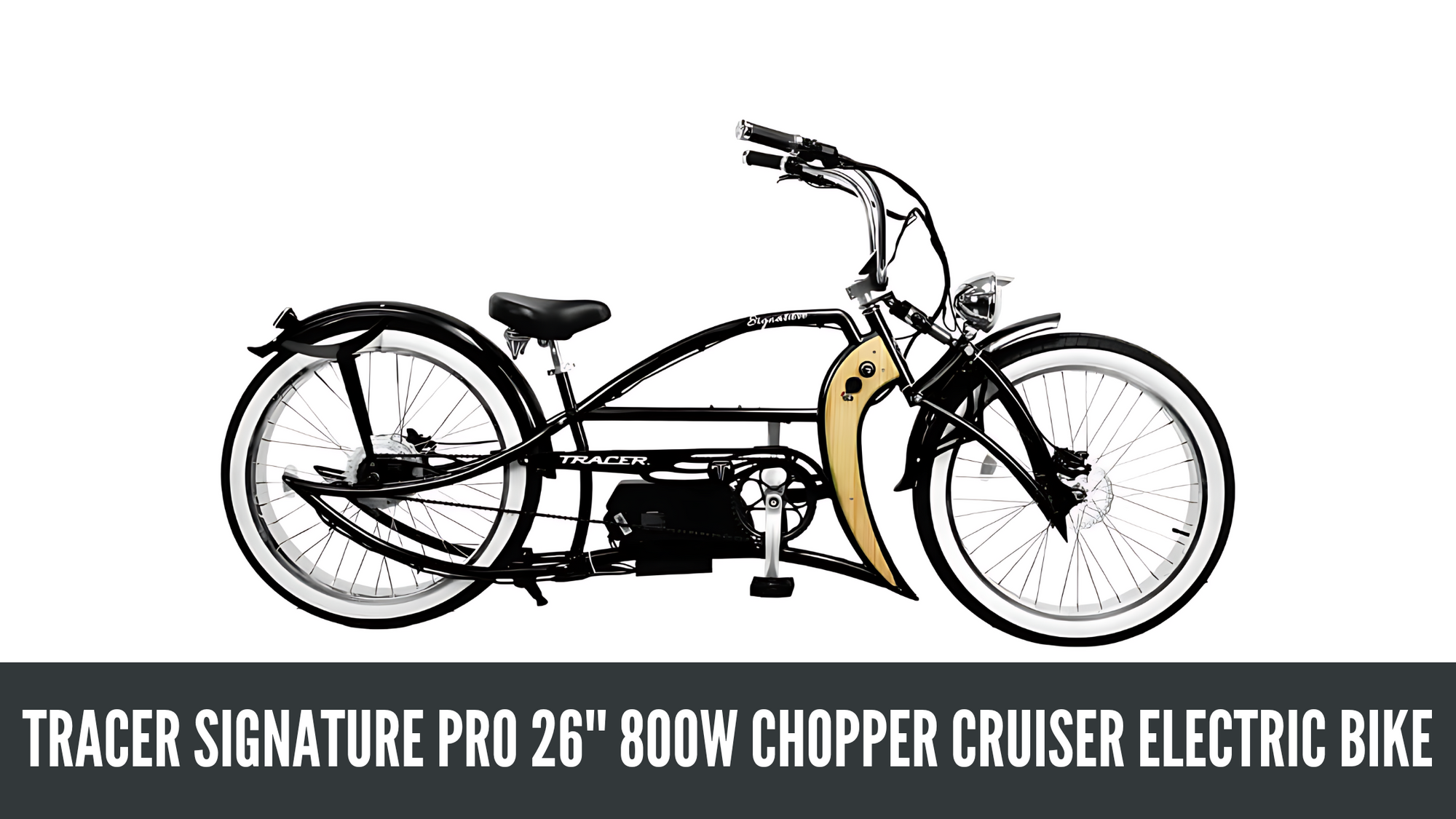 Tracer Signature Pro 26" 800W Chopper Cruiser E-Bike Review: Power, Style, and Tech in One Ride