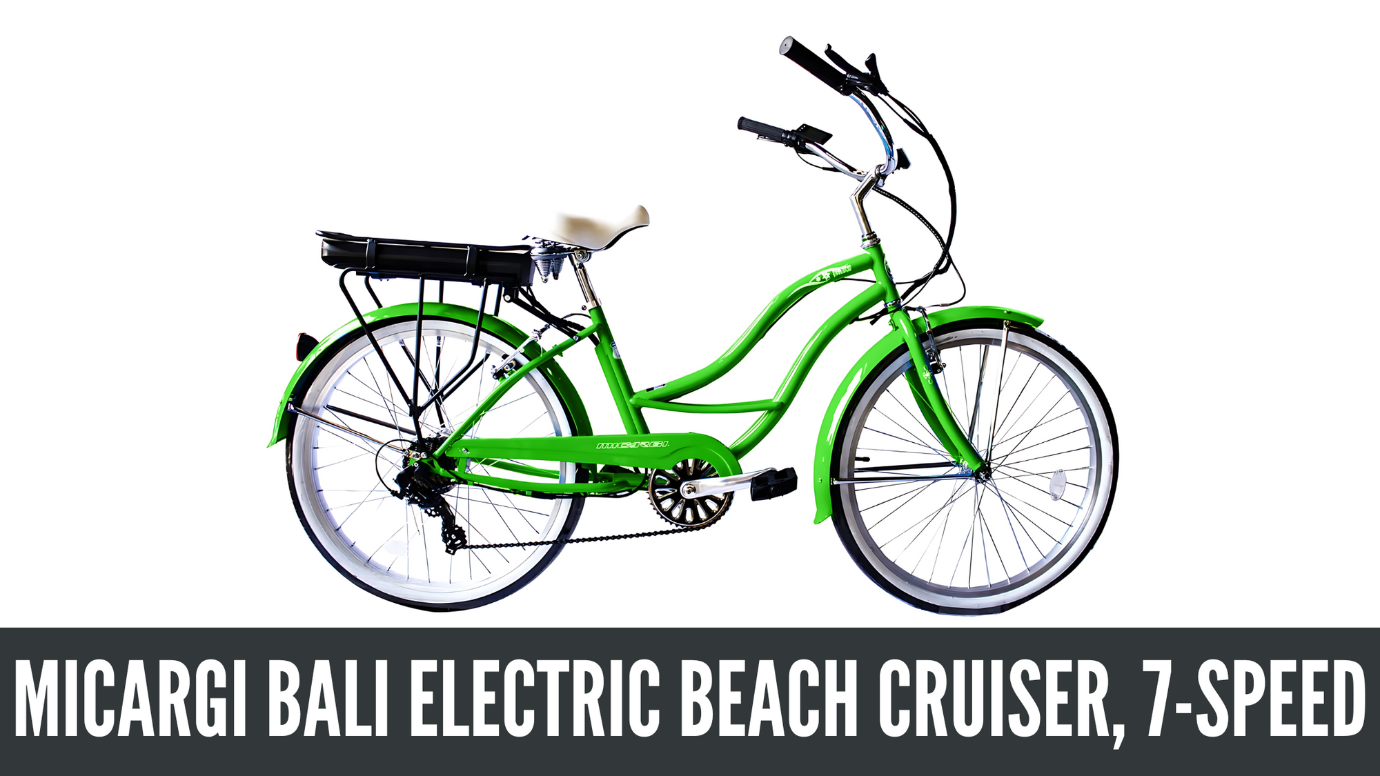 Cruise in Style with the Micargi Bali Electric Beach Cruiser 7-Speed Pedal Assist