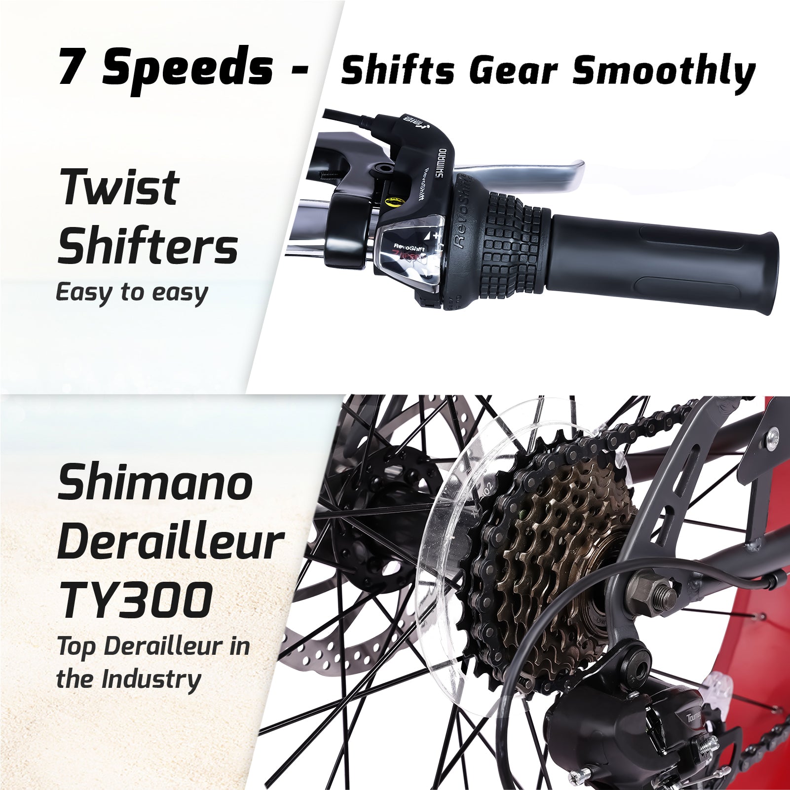 Micargi Largo GT7 29"  7-Speed Beach Cruiser Bike - Chico USA, Inc.