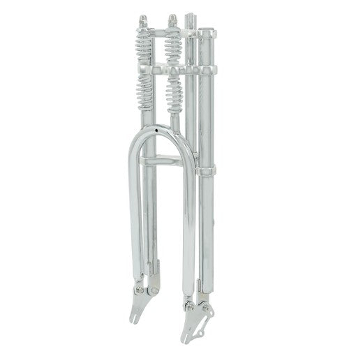 Tracer 1" Threadless Dual Springer Bike Fork Disc Brake for 26-29in 3.0 4.0 Tire - Chico USA, Inc.